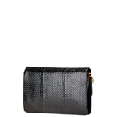 グッチ パイソン ショルダーバッグ 005 33 0001 ブラック レザー レディース GUCCI 【中古】